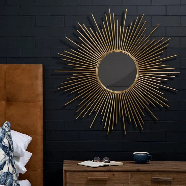 Star Burst Wall Mirror