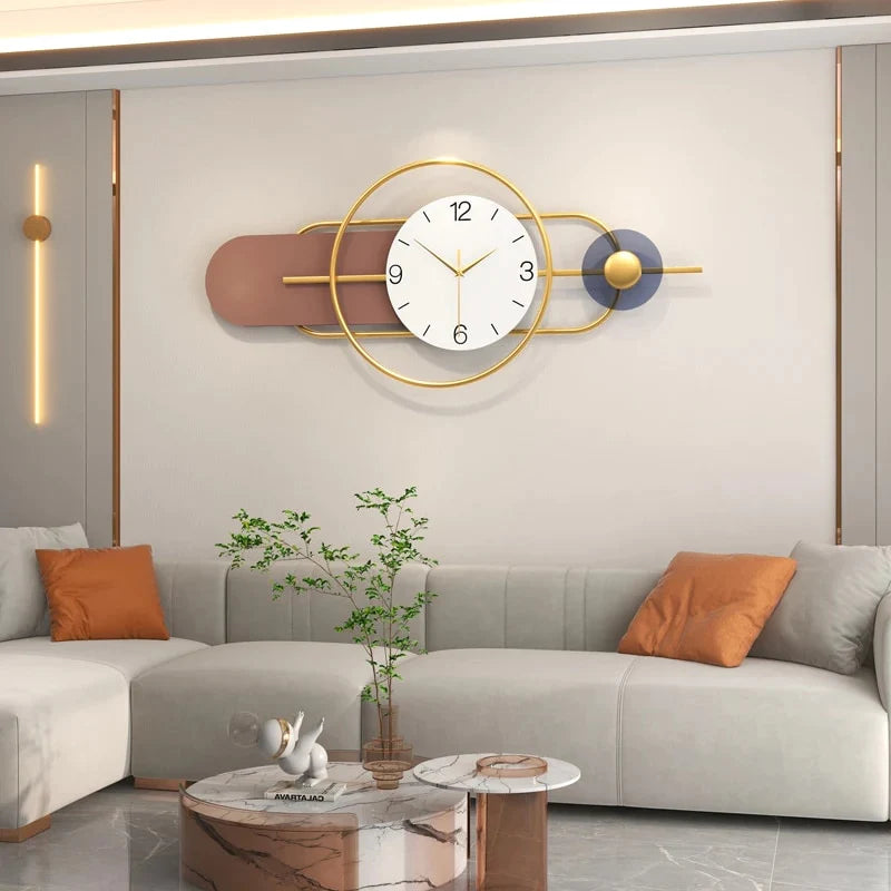 Luxury Brown Limited Edition Wall Clock [14x31 Inch]
