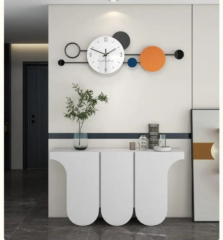 Luxury Abstract Limited Edition Wall Clock [39x13 Inch]