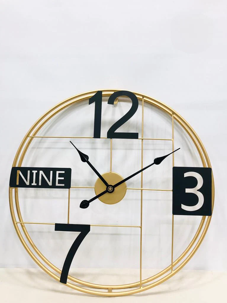 Unique Metal Wall Clock