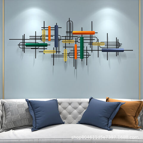 Multicolor Abstract Metal Wall Art