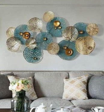 Creative Teal Metal Wall Art & Wall Decor