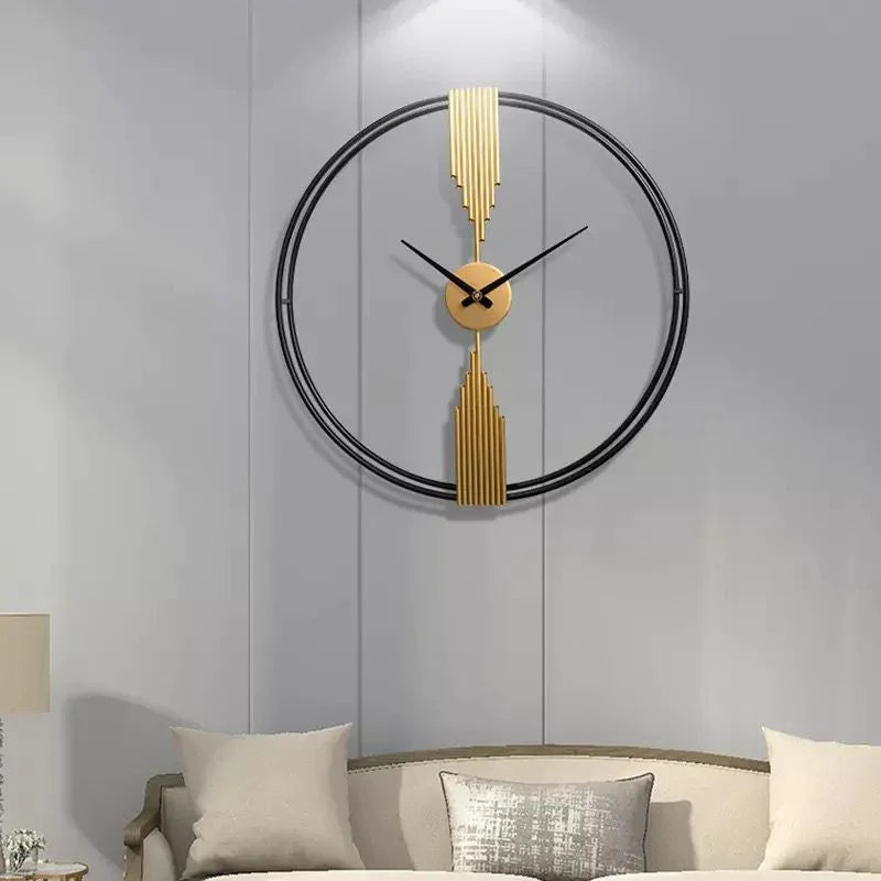 Elegant Metal Wall Clock